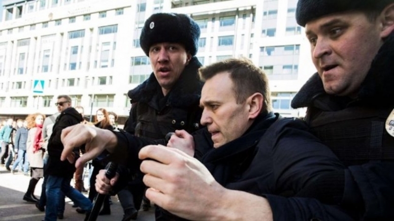Руският опозиционер Алексей Навални, смятан за един от най-големите политически