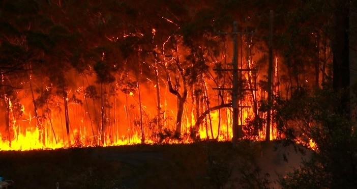 Над 900 пожарникари се бориха вчера с пожари, бушуващи в