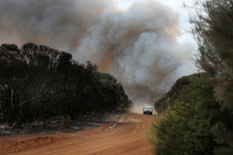 Жители на австралийската столица Канбера бяха евакуирани след избухване на пожар в близост