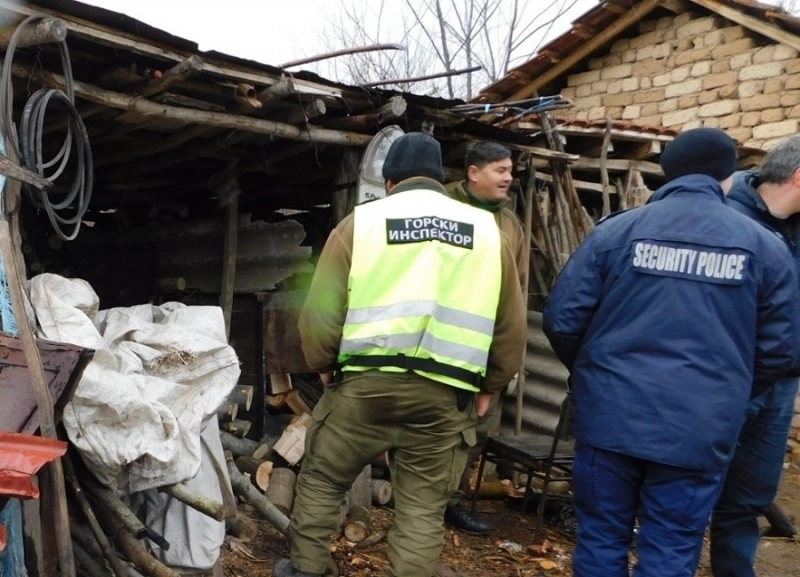 Полицаи са открили незаконни дърва в къща във Враца съобщиха