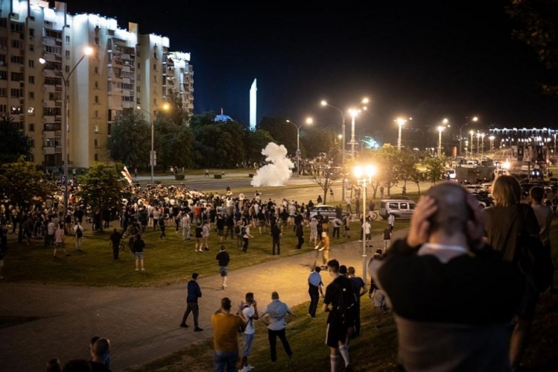За трета поредна нощ Беларус беше обхванат от протести срещу