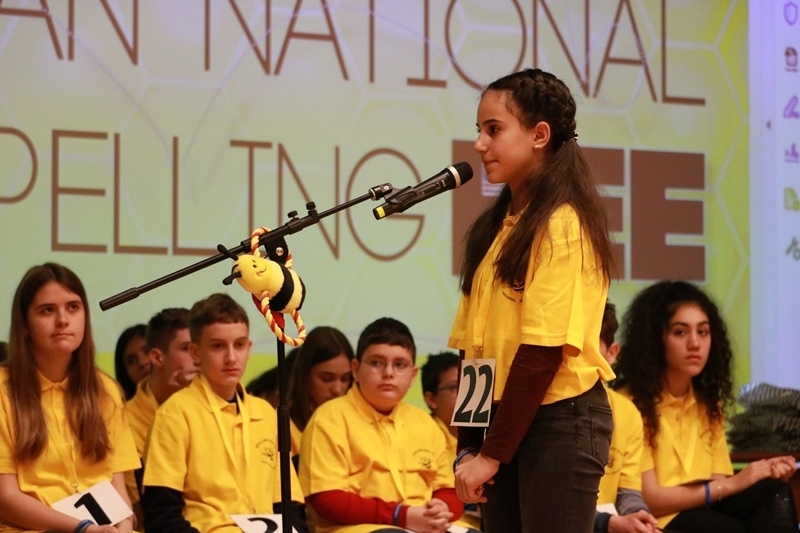 Националният финал на състезанието за правопис на английски език Spelling