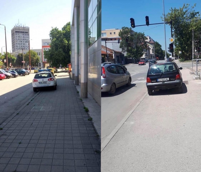 Видинчани скочиха срещу румънци паркирали неправилно в града им научи