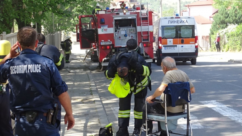 Пожар вилня в старческия дом във Вършец съобщиха от полицията
