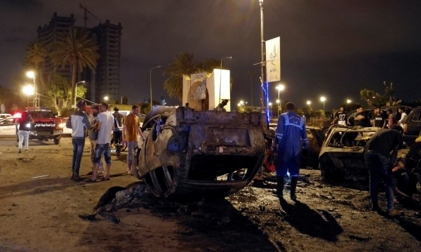 Кола-бомба избухна в центъра на Бенгази, който се намира в