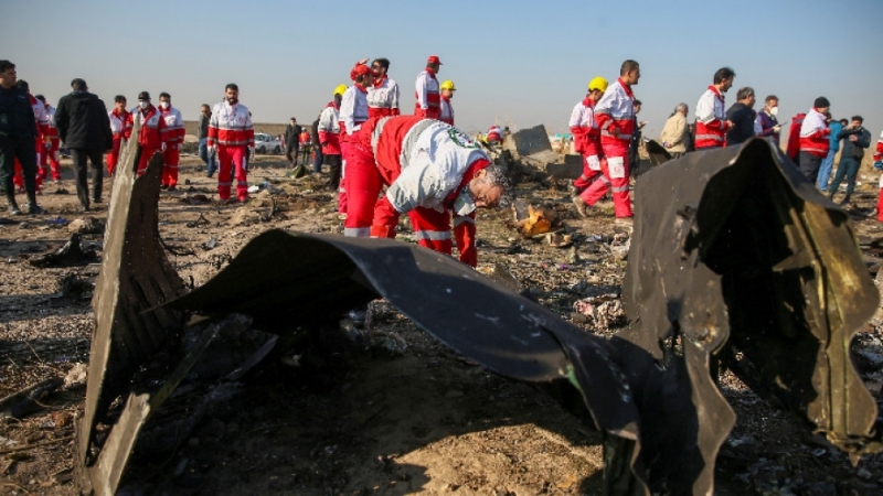 Черните кутии на украинския самолет, който се разби в Иран