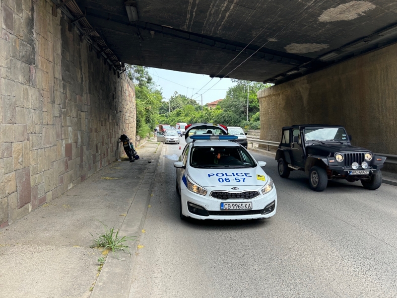 Инцидент с моторист затапи ключов булевард във Враца видя първо