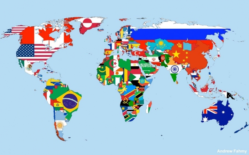 Колко знамена на държави по света разпознавате? На Земята има