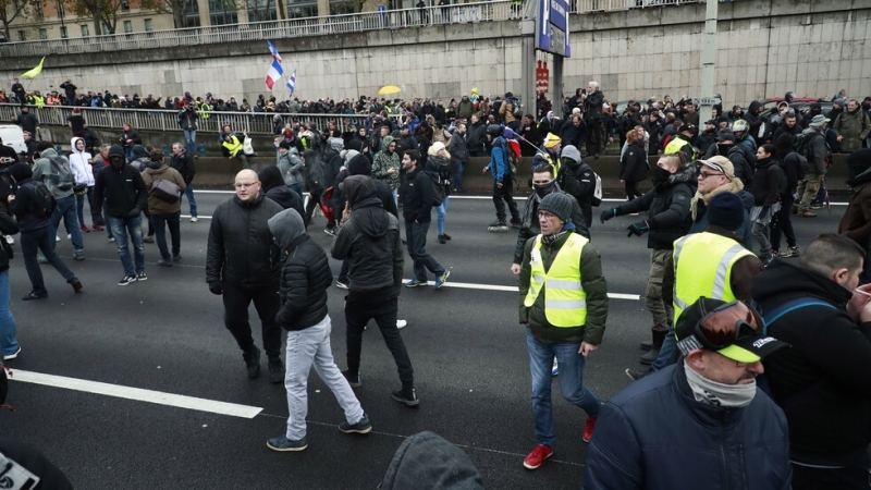 Полицията задържа 24 участници в днешния протест на жълтите жилетки