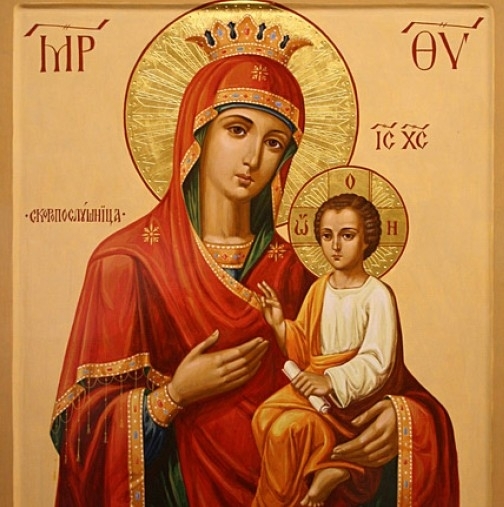 Украинската чудотворната икона на Света Богородица Скоропослушница пристига за първи път