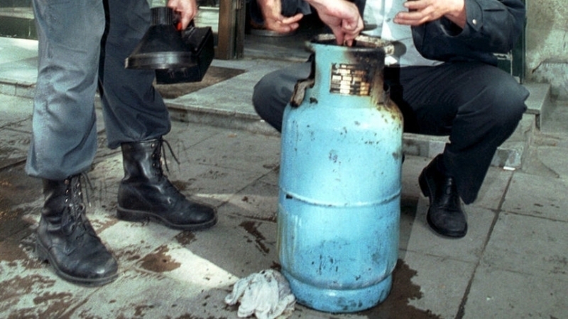 Газова бутилка вдигна на крак огнеборците в Берковица съобщиха от