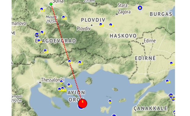 Земетресение в Гърция бе усетено и в България. Трусът е
