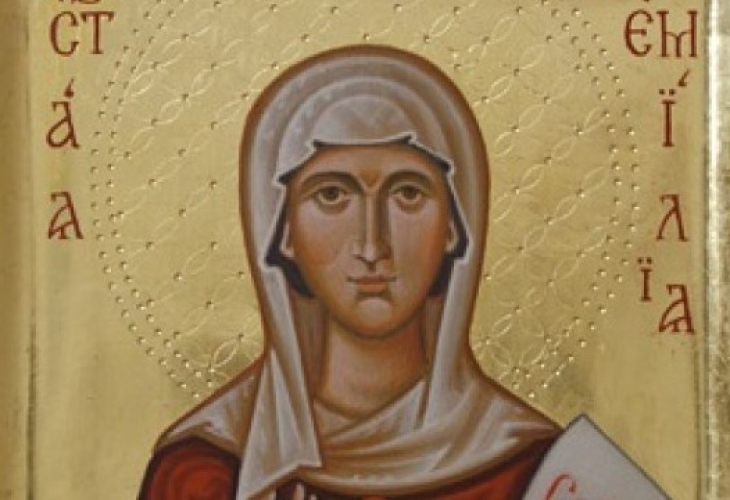 Днес Православната църква почита паметта на Света Емилия Тя е