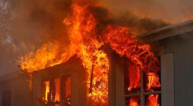 Пожар е избухнал в къща във Видинско научи агенция BulNews