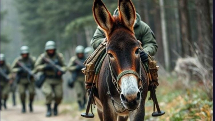 Руските войници компенсират недостига на военни превозни средства като използват