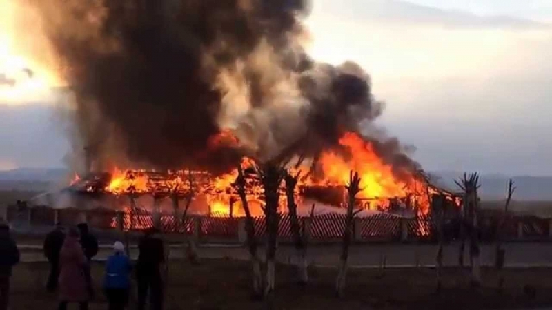 Голям пожар е вилнял навръх Коледа във Видинско, съобщиха от