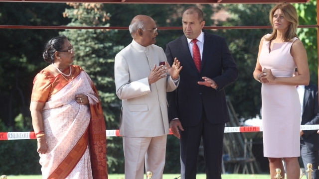 Президентът на Индия Ран Нат Ковинд е на двудневно посещение