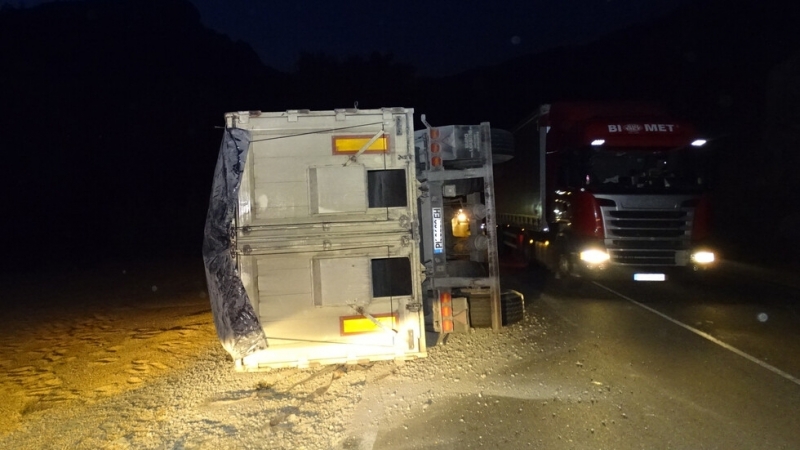Два турски ТИР а са катастрофирали на международния път Е 79 между