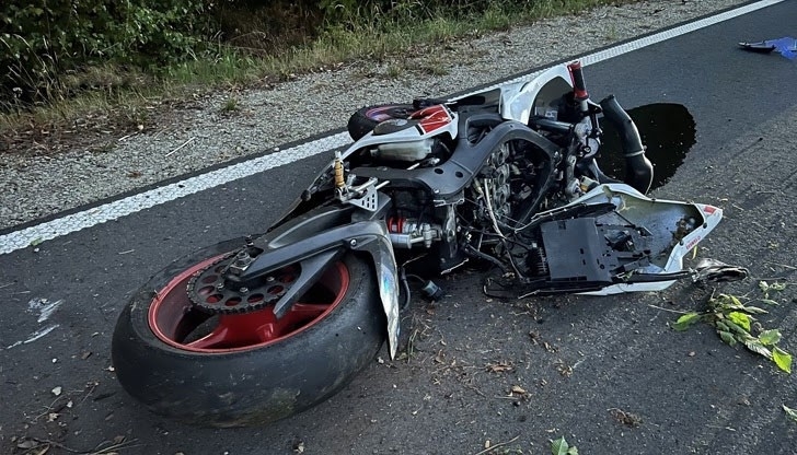 Моторист пострада в катастрофа във Врачанско, съобщиха от МВР в