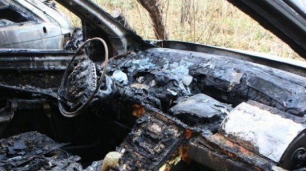 Личният автомобил на криминалиста от ПУ на МВР в Сандански