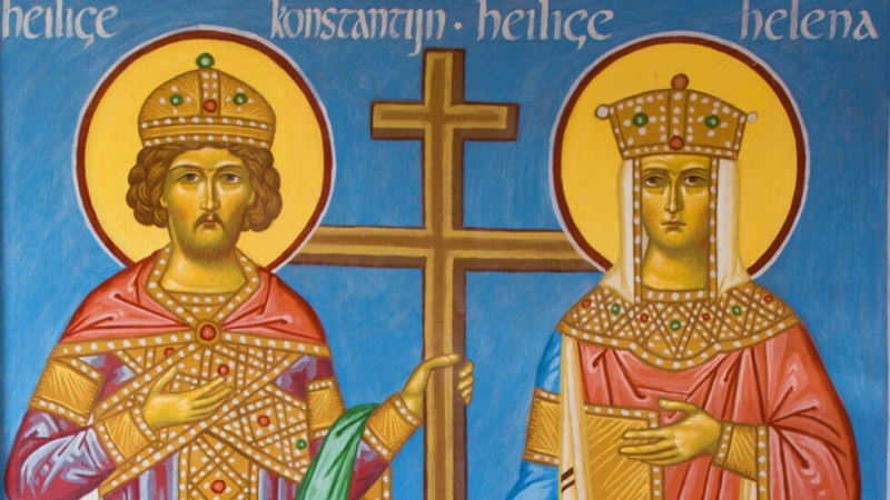 На 21 май църквата почита Светите равноапостоли Константин и Елена. Църковният