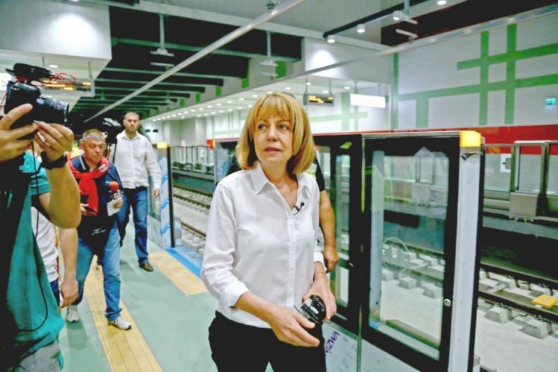 Премиерът Бойко Борисов инспектира третия лъч на метрото в София