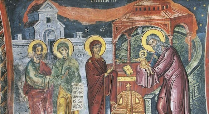 Православната църква чества днес Сретение Господне На четиридесетия ден след