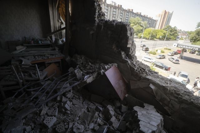 Украинските сили в столицата Киев съобщиха, че са свалили над