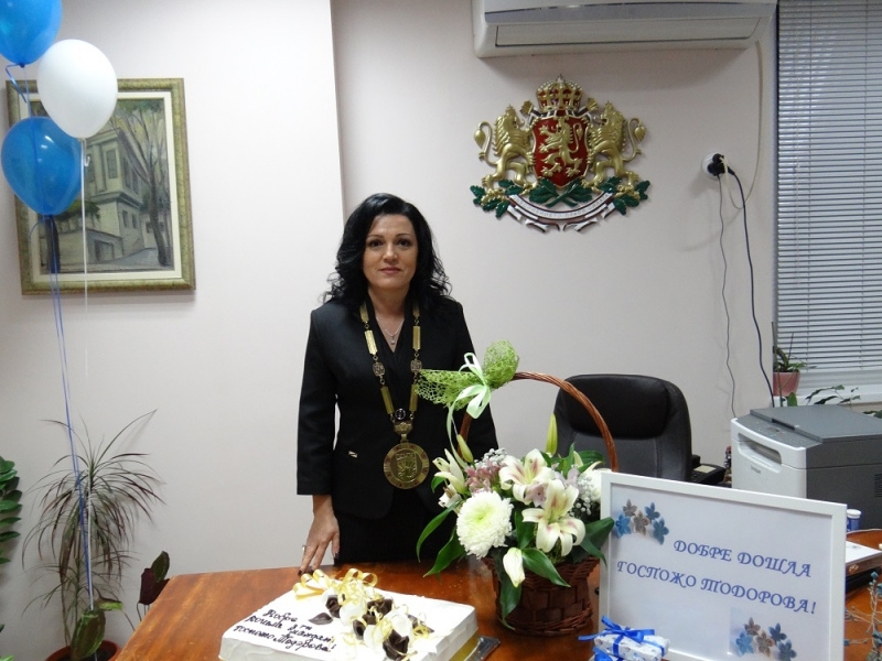 Избраният за трети мандат кмет на община Борован инж Десислава