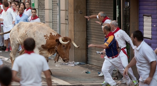 Мъж бе наръган до смърт от бик в Централна Испания,