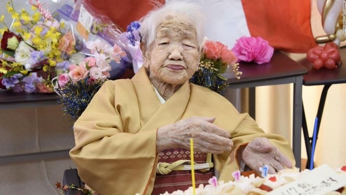 Спомина се японката Кане Танака, смятана за най-възрастната жива жена