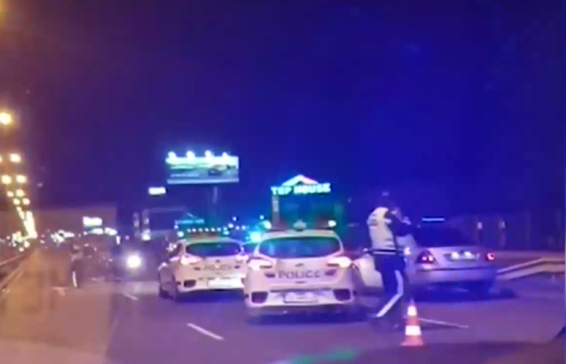 Катастрофа с патрулка е станала в София съобщиха от МВР