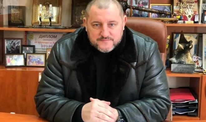 Бившият кмет на Купянск Харковска област Генадий Мацегора когото украинските