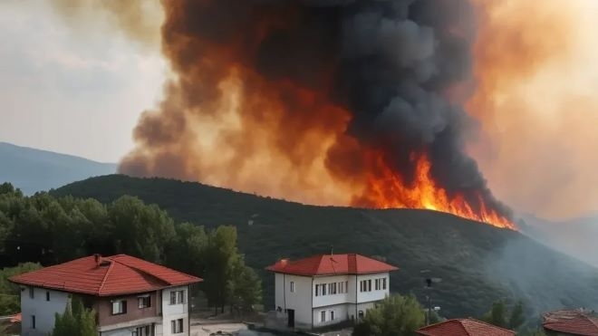 Рискът от пожари в страната остава висок Това заяви климатологът