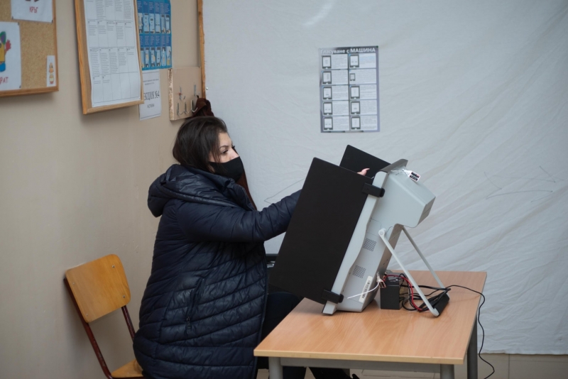 Централната избирателна комисия обяви избирателната активност на вота в неделя