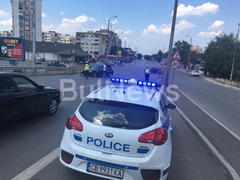 Катастрофа е станала на надлеза до КАТ във Враца видя