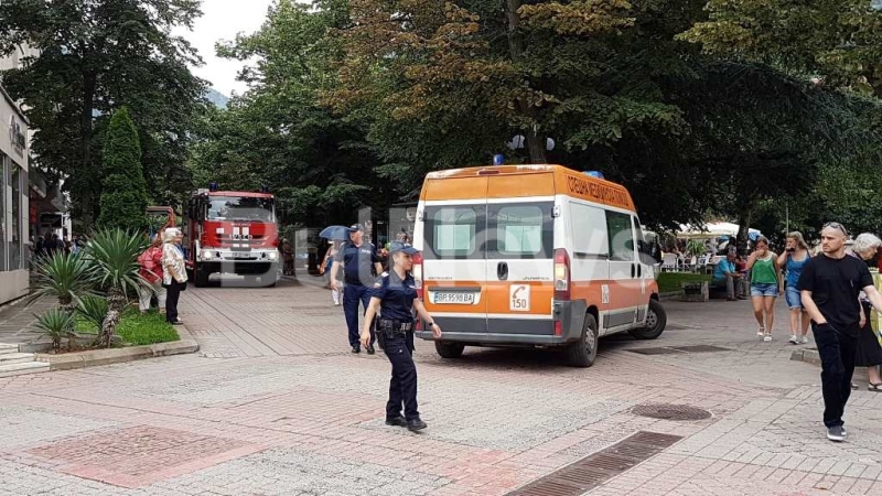 Суматоха в центъра на Враца вдигна накрак службите в града