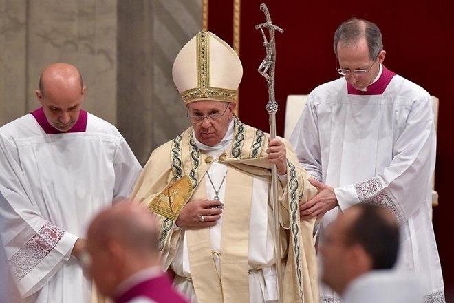 Папа Франциск в неделя призова за помирение в Близкия Изток