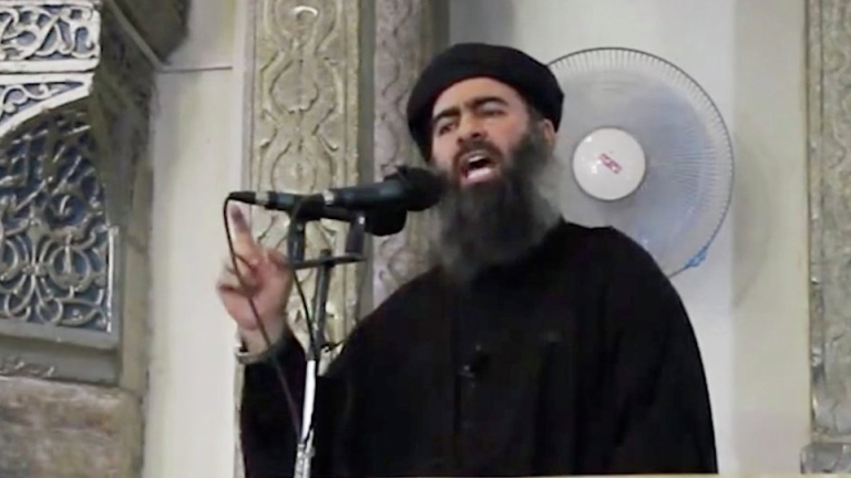 Главатарят на терористичната групировка "Ислямска държава" Абу Бакр ал Багдади,