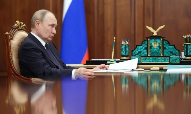 На 7 юни руският президент Владимир Путин формулира теория за победата в