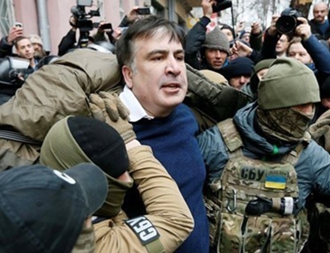 Бившият грузински президент Михаил Саакашвили, който в момента живее в